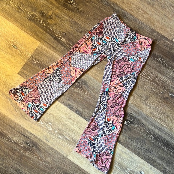 Little Mass Paisley Multi Color Flare Pants size 6X New!! - Picture 1 of 7